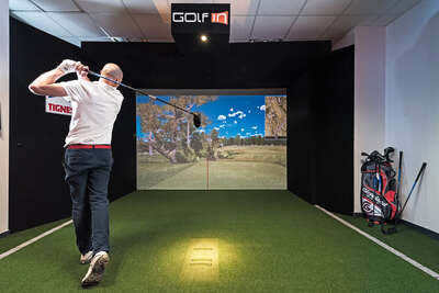 Golf simulator in Tignespace